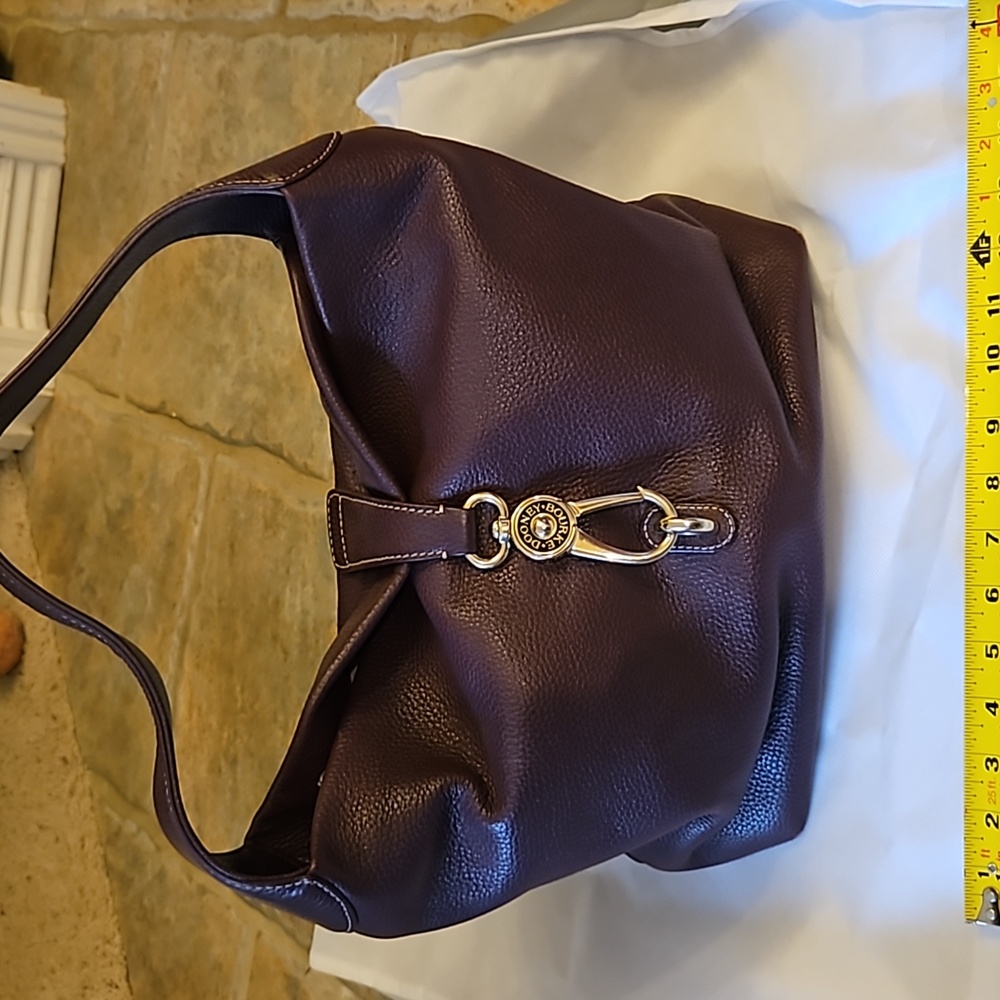 Dooney and Bourke J6616532 Pebbled Leather Handbag Deep Burgund